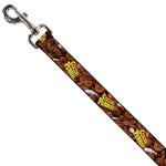 Dog Leash - POST COCOA PEBBLES Logo and Vivid Cereal Browns