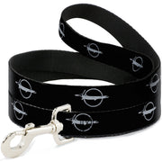 Dog Leash - Barracuda Emblem Repeat Black/Silver
