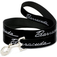 Load image into Gallery viewer, Dog Leash - BARRACUDA Script Logo Black/Silver
