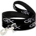 Load image into Gallery viewer, Dog Leash - Plymouth GTX Emblem Black/Silver Fade/White
