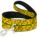 Load image into Gallery viewer, Dog Leash - Peanuts Woodstock Line Face Line Art Yellow/Black
