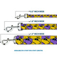 Load image into Gallery viewer, Dog Leash - Peanuts Woodstock Shades Pose Blocks Blue/Yellow/Black
