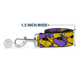 Load image into Gallery viewer, Dog Leash - Peanuts Woodstock Shades Pose Blocks Blue/Yellow/Black
