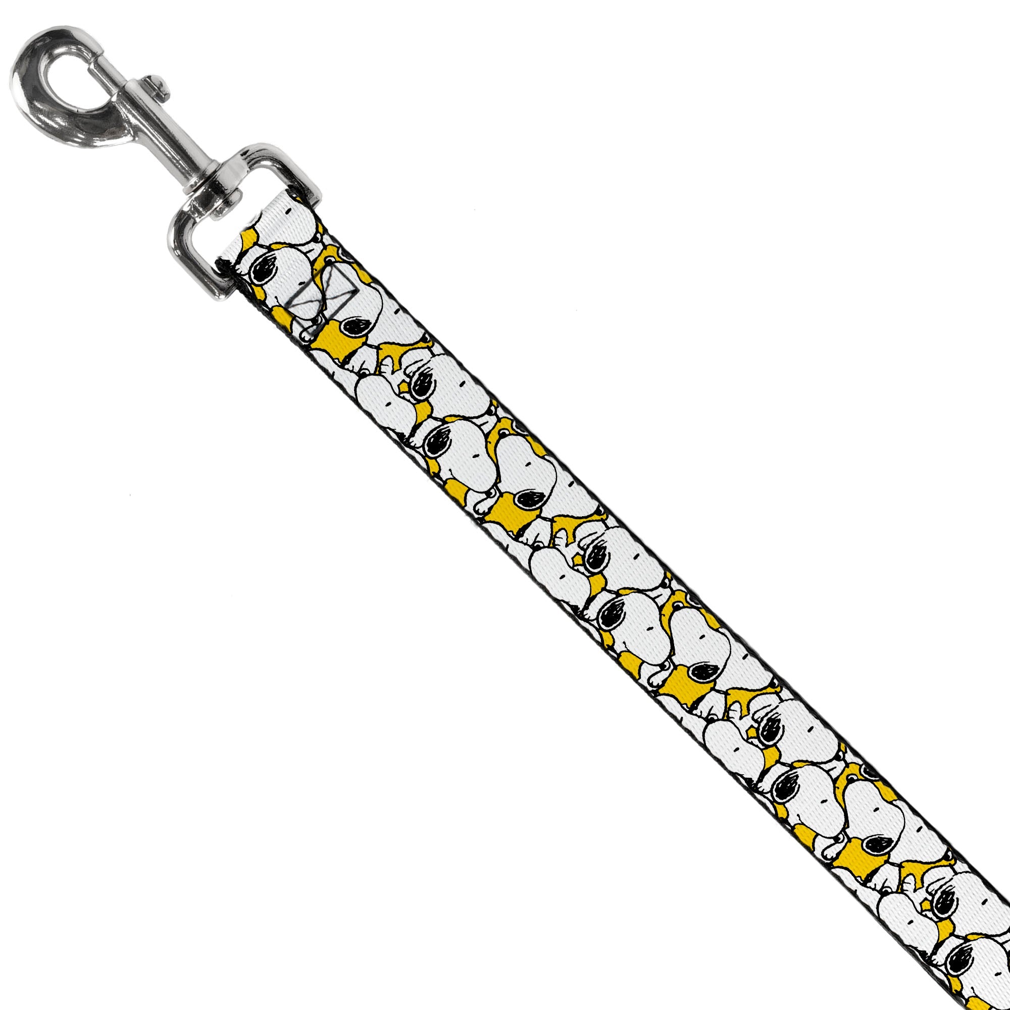 Dog Leash - Peanuts Snoopy Pose Stacked Yellow