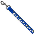 Load image into Gallery viewer, Dog Leash - Peanuts Snoopy Running and Woodstock Pose Blue

