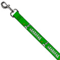 Load image into Gallery viewer, Dog Leash - Peanuts Snoopy and Woodstock Laughing HAHA Pose Green
