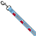 Load image into Gallery viewer, Dog Leash - Peanuts Snoopy and Woodstock Dog House Pose and Text Sky Blue
