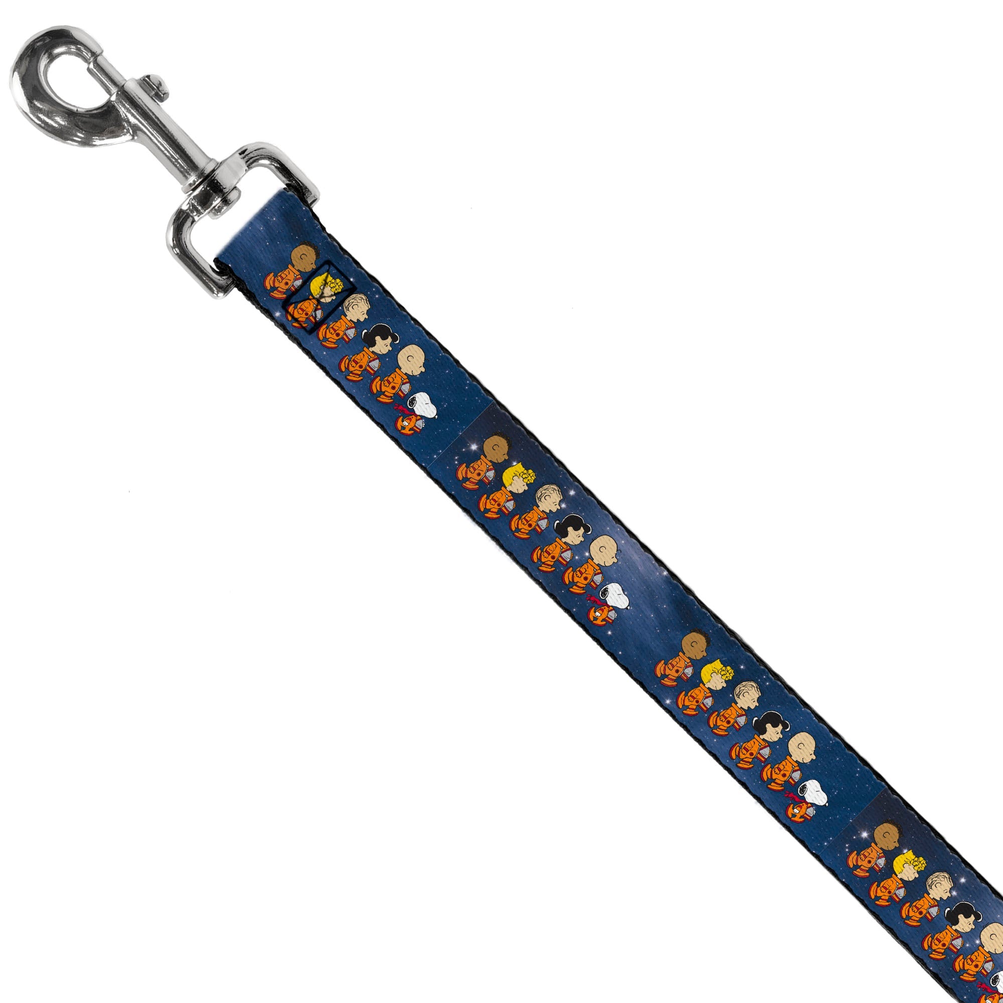 Dog Leash - Peanuts Gang Astronauts Space Walk Group Pose Blues