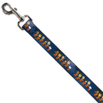 Dog Leash - Peanuts Gang Astronauts Space Walk Group Pose Blues