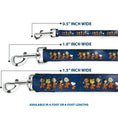 Load image into Gallery viewer, Dog Leash - Peanuts Gang Astronauts Space Walk Group Pose Blues
