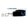 Load image into Gallery viewer, Dog Leash - Pontiac FIREBIRD/Logo Black/Grays/Blues
