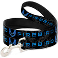 Load image into Gallery viewer, Dog Leash - Pontiac FIREBIRD/Logo Black/Grays/Blues
