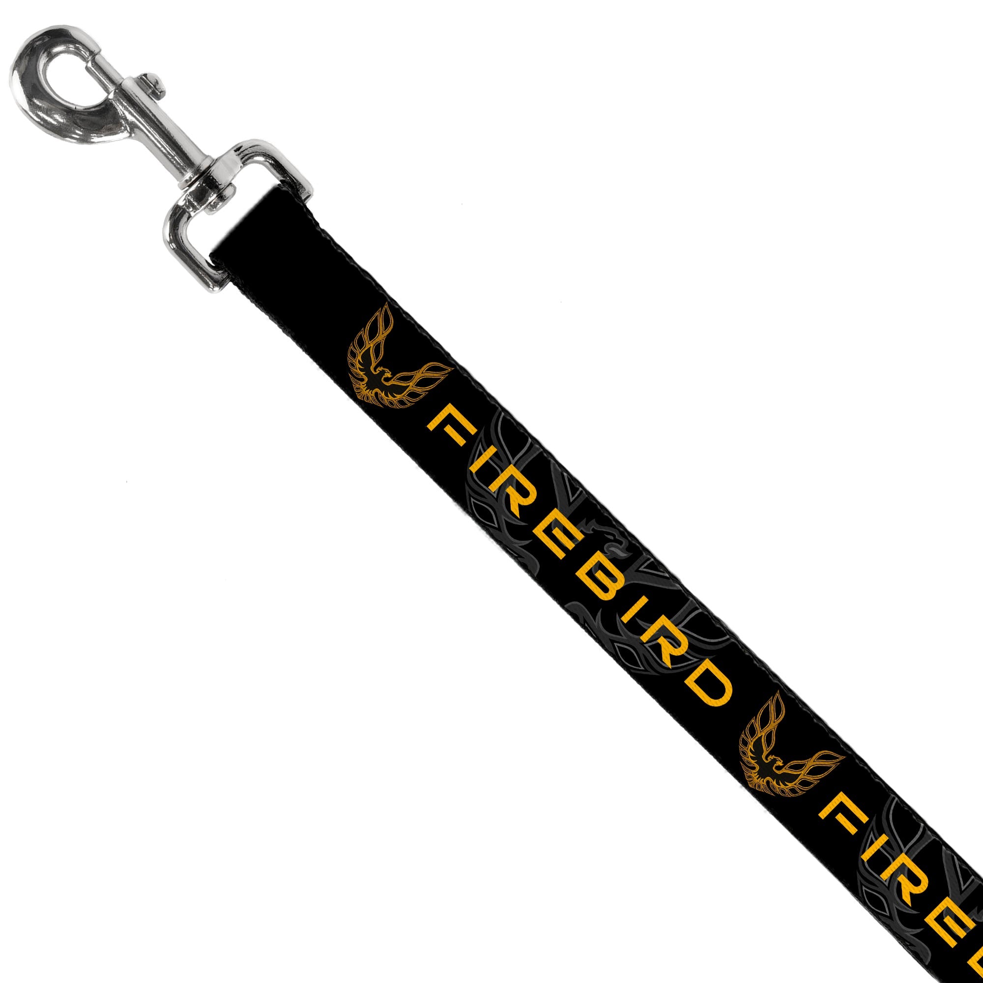 Dog Leash - Pontiac FIREBIRD/Logo Black/Grays/Golds