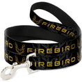 Load image into Gallery viewer, Dog Leash - Pontiac FIREBIRD/Logo Black/Grays/Golds
