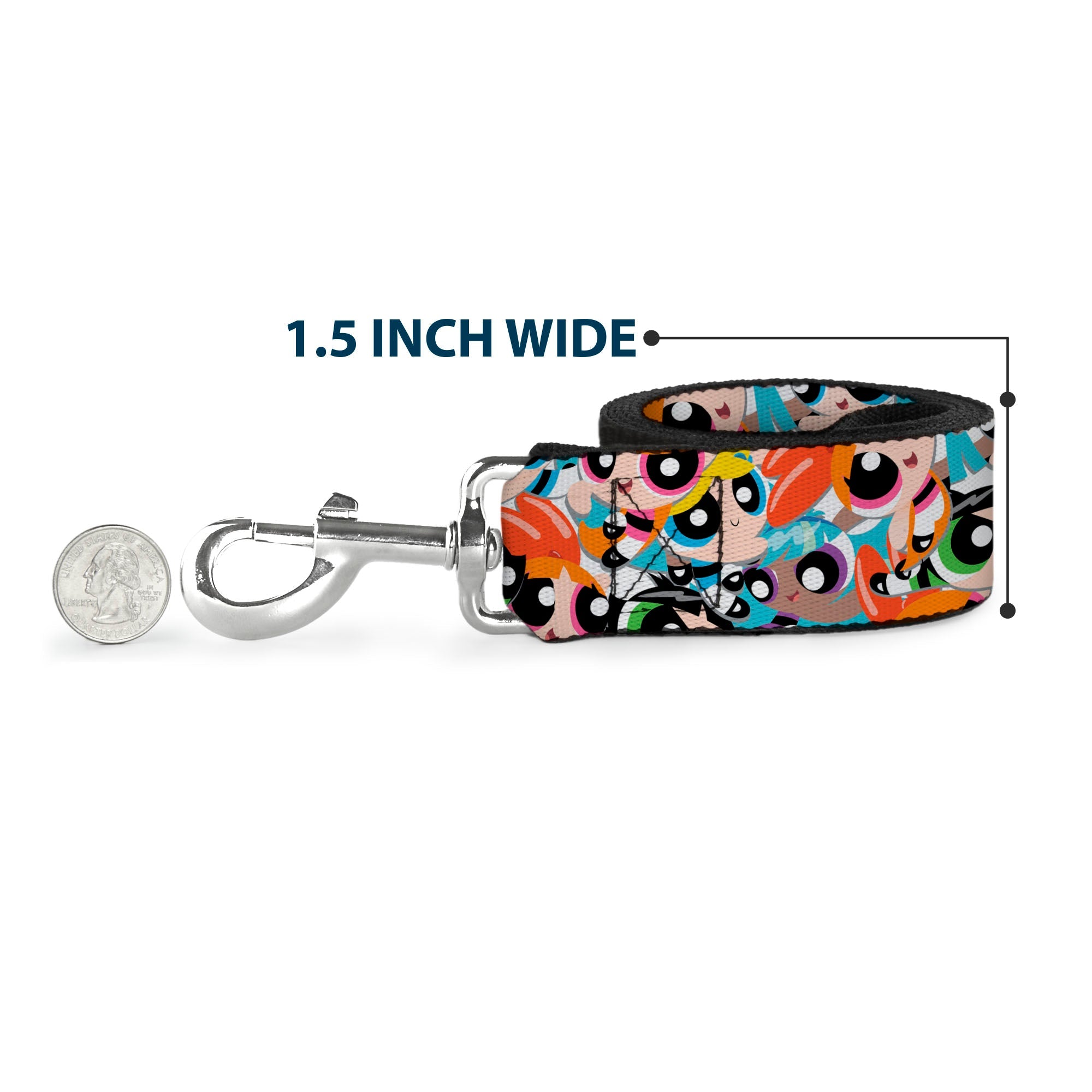 Dog Leash - The Powerpuff Girls Expressions Stacked