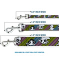 Load image into Gallery viewer, Dog Leash - The Powerpuff Girls and Donny Stripe Black/Multi Pastel
