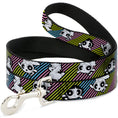 Load image into Gallery viewer, Dog Leash - The Powerpuff Girls and Donny Stripe Black/Multi Pastel
