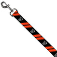 Load image into Gallery viewer, Dog Leash - Dodge Stripes/Demon Icon Black/Red/White
