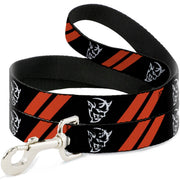 Dog Leash - Dodge Stripes/Demon Icon Black/Red/White