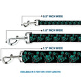 Load image into Gallery viewer, Dog Leash - Rick and Morty Psychedelic Monster Pose Black/Greens
