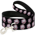 Load image into Gallery viewer, Dog Leash - Rick and Morty Rick Vaporwave Bullseye Black/Blue/Red/White

