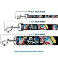 Load image into Gallery viewer, Dog Leash - REN & STIMPY Poses Black/Blue/Yellow
