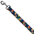 Load image into Gallery viewer, Dog Leash - Rocket Power 4-Character Action Poses/Shapes Cool Gray/Multi Color

