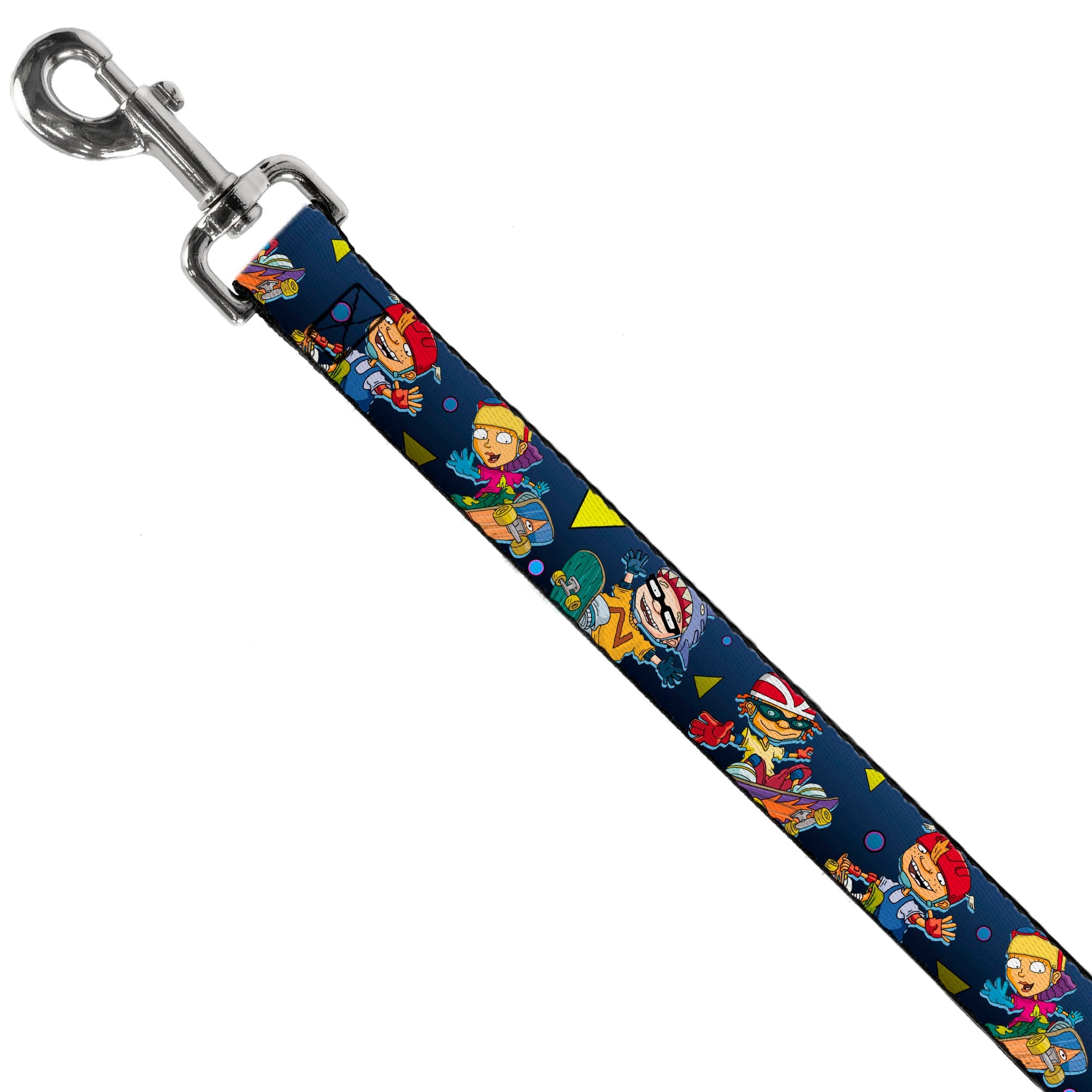 Dog Leash - Rocket Power 4-Character Action Poses/Shapes Cool Gray/Multi Color