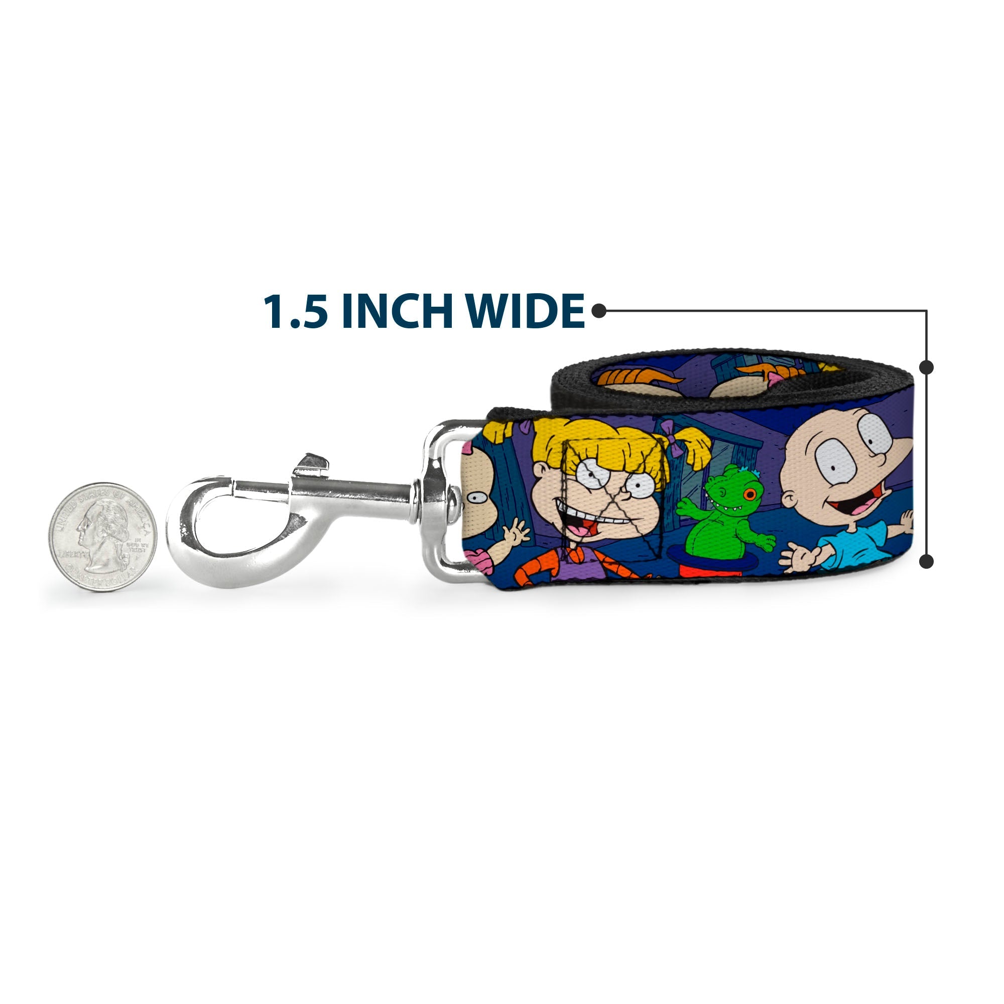 Dog Leash - RUGRATS Group Pose2 w/Reptar