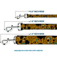 Load image into Gallery viewer, Dog Leash - Scooby Doo Stacked CLOSE-UP Black
