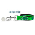 Load image into Gallery viewer, Dog Leash - Scooby Doo Mystery Machine/Dog Tag Collage Greens/Blues
