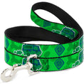 Load image into Gallery viewer, Dog Leash - Scooby Doo Mystery Machine/Dog Tag Collage Greens/Blues
