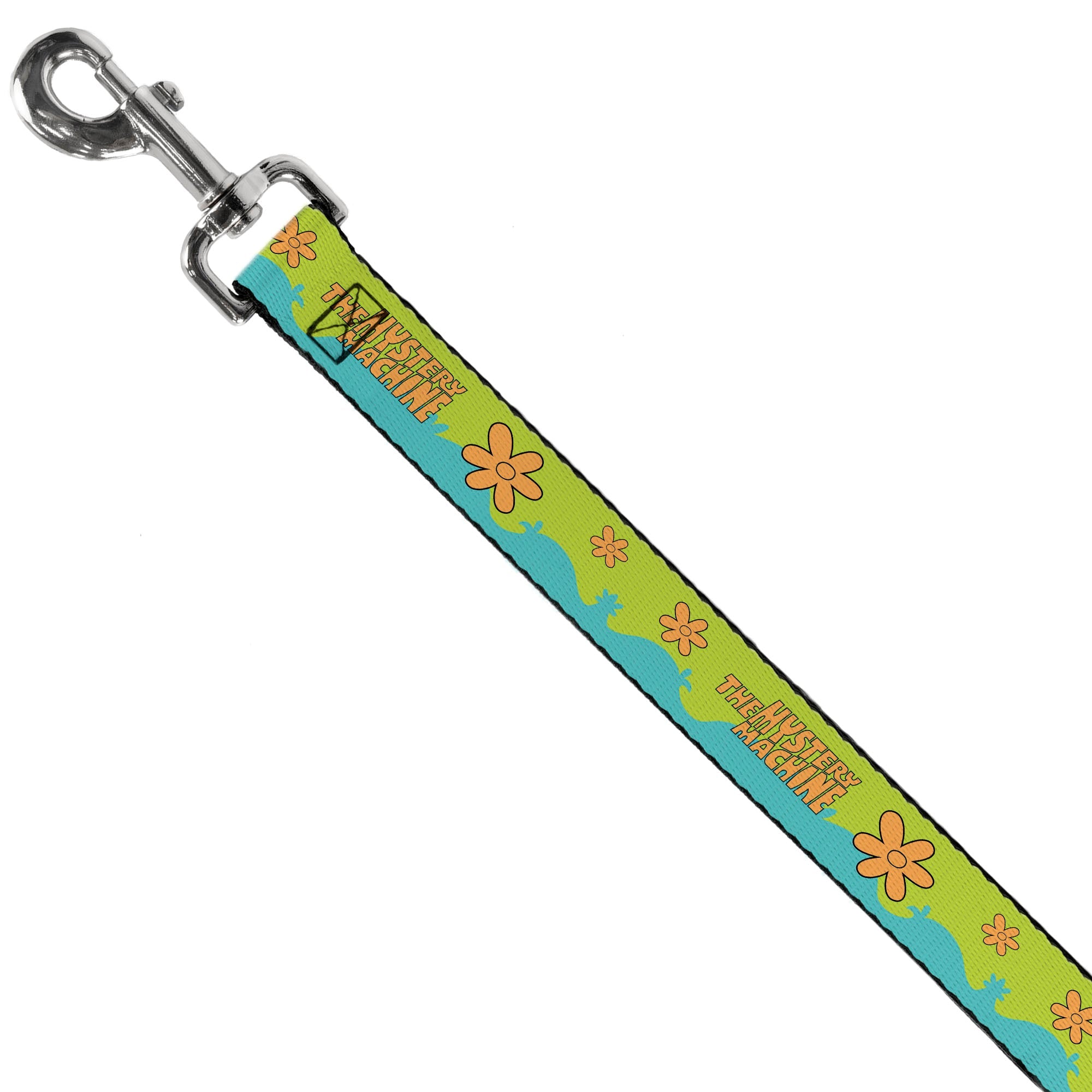 Dog Leash - Scooby Doo THE MYSTERY MACHINE Paint Job Green/Aqua/Orange