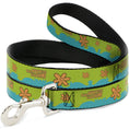 Load image into Gallery viewer, Dog Leash - Scooby Doo THE MYSTERY MACHINE Paint Job Green/Aqua/Orange
