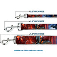 Load image into Gallery viewer, Dog Leash - DEATHSTROKE Pose/BATMAN ARKHAM ORIGINS Logo

