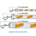 Load image into Gallery viewer, Dog Leash - SEINFELD Spotlight Logo White/Yellow/Red
