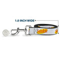 Load image into Gallery viewer, Dog Leash - SEINFELD Spotlight Logo White/Yellow/Red
