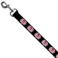 Load image into Gallery viewer, Dog Leash - Super Shield Hibiscus Design Black/Pink

