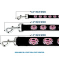 Load image into Gallery viewer, Dog Leash - Super Shield Hibiscus Design Black/Pink
