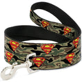 Load image into Gallery viewer, Dog Leash - Superman Shield Camo Olive
