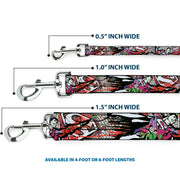 Dog Leash - Superman Color Flying Bricks Scene