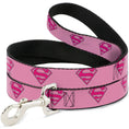 Load image into Gallery viewer, Dog Leash - Superman Shield Pink
