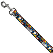 Dog Leash - SUPERMAN Action Blocks White