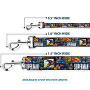 Dog Leash - SUPERMAN Action Blocks White