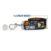 Dog Leash - SUPERMAN Action Blocks White