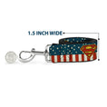 Load image into Gallery viewer, Dog Leash - Superman Shield Americana Red/White/Blue/Yellow
