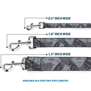 Dog Leash - Superman Shield Camouflage Grays