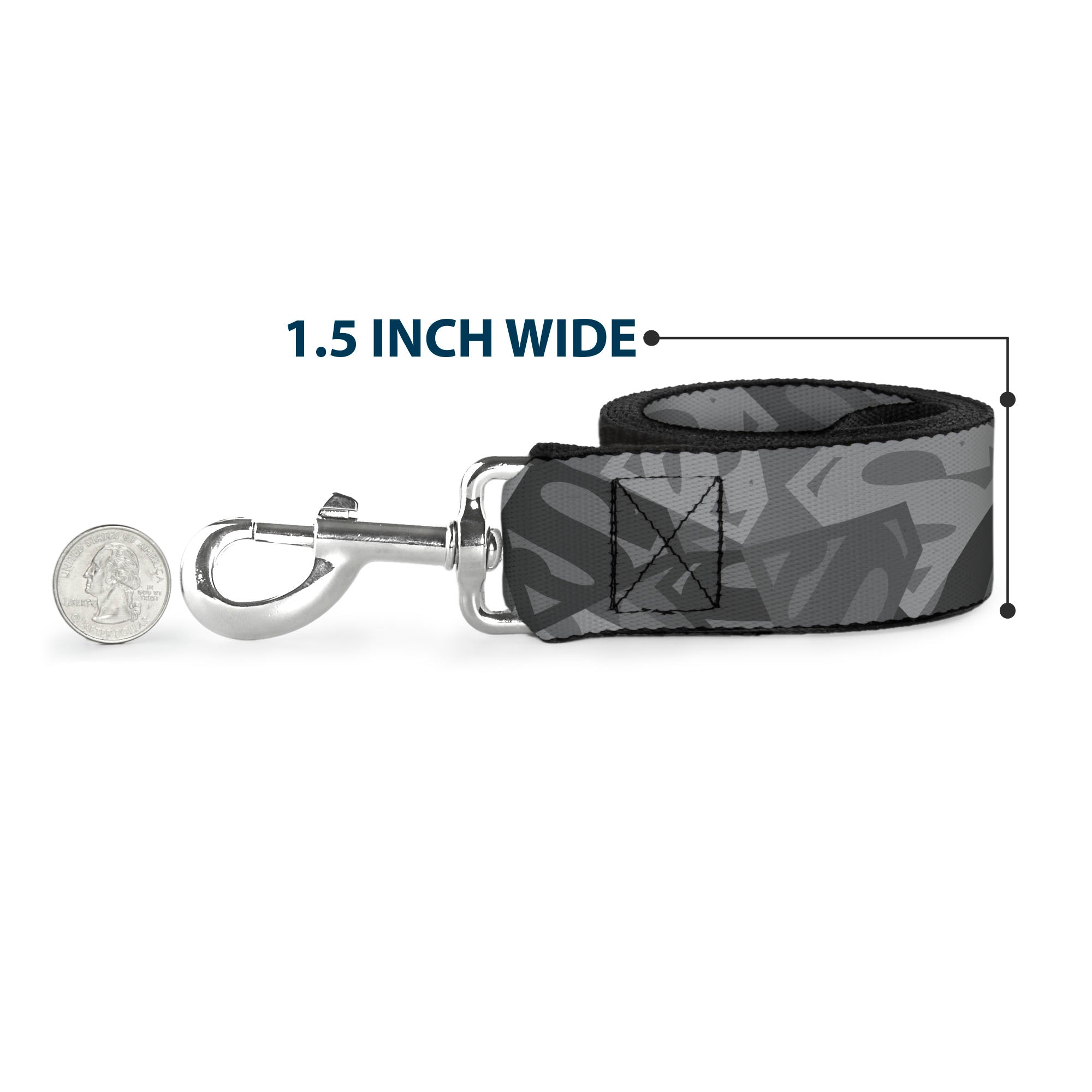 Dog Leash - Superman Shield Camouflage Grays
