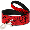 Load image into Gallery viewer, Dog Leash - Spiderweb Red/Black
