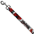Load image into Gallery viewer, Dog Leash - SPIDER-MAN Action Poses/Comic Scenes White/Black/Red
